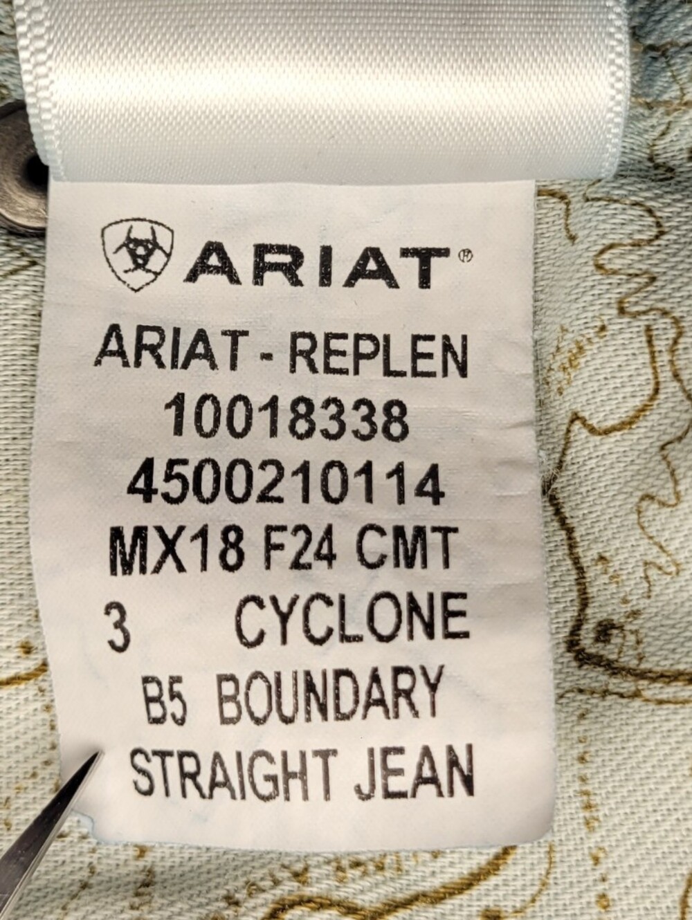 Ariat Boy's Slim Straight Leg Jeans Sz 16 - Picture 9 of 12